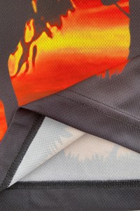 Order Men's Short Sleeve Polo Shirt Sublimation Custom Printed Training Equestrian Polo Shirt Three Button Sublimation P1432 detail view-4